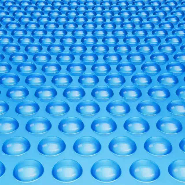 Alt view image 2 of 2 - VEVOR Solar Pool Cover, 32 x 16 ft Rectangle Solar Blanket for Pools, Inground Above Ground Swimming Pool Solar Cover, 12 mil Solar Covers Blue