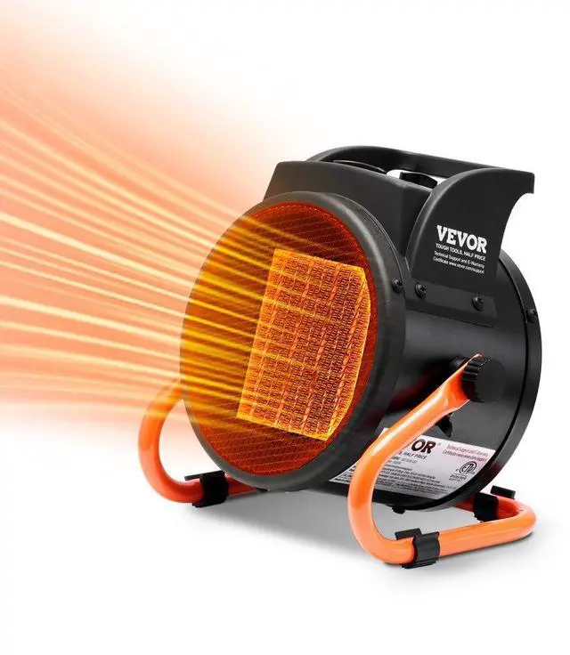 Alt view image 2 of 2 - VEVOR  Greenhouse Heater, 1500W PTC Fast Heating with Overheat Protection, 3-Speed Setting Small Grow Tent Heater, Electric Portable Heater Fan for Green House, Flower Room, Workplace