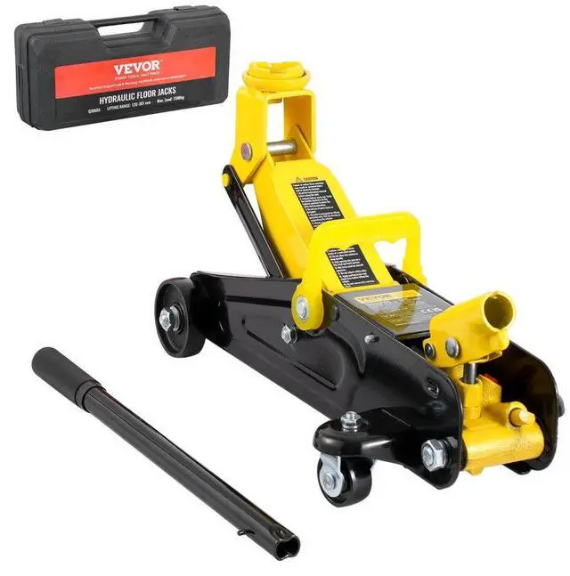 Main image of VEVOR Low Profile Floor Jack 1.5 Ton Heavy Duty Single Piston Hydraulic Pump