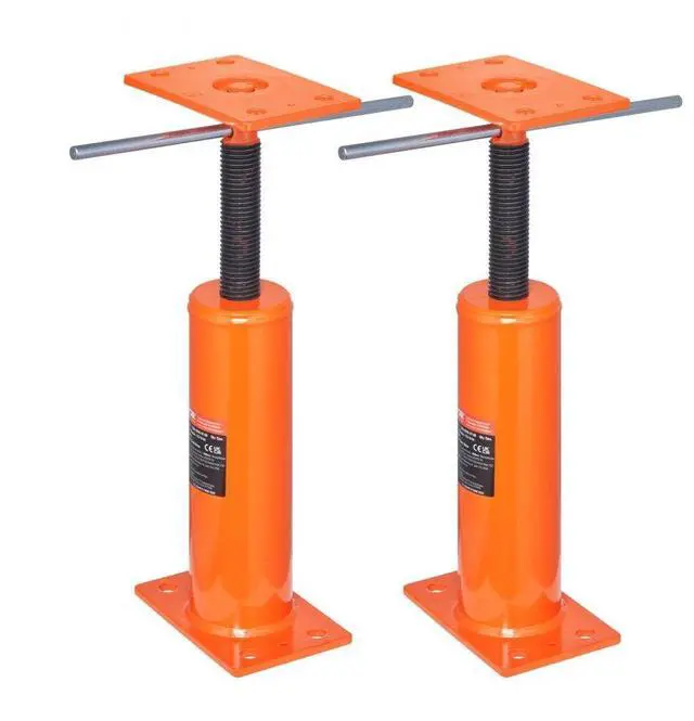 Alt view image 2 of 2 - VEVOR 2PCS Adjustable Floor Jack Post House Floor Leveling Lift 12"-16" Height