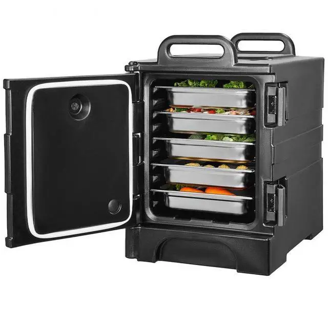 Alt view image 2 of 9 - Insulated Food Pan Carrier Stackable Catering Dishbox 81QT Chafing Dish