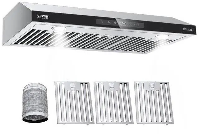 Alt view image 2 of 2 - VEVOR 36" Under Cabinet Range Hood Vent Hood 900CFM Gesture & Touch Control