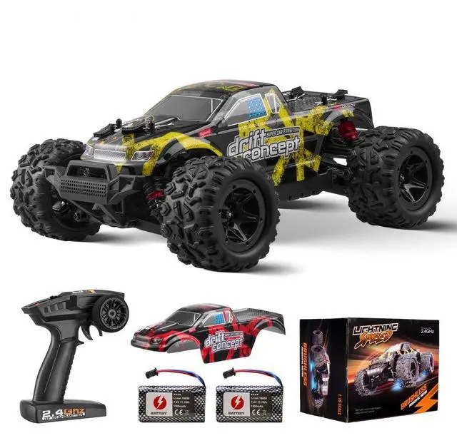 Alt view image 2 of 2 - VEVOR Remote Control Car 1:18 Scale All Terrain 4WD Off-Road Truck for Kids