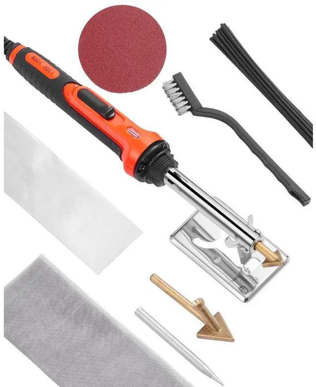 Alt view image 2 of 9 - VEVOR Plastic Welder Kit 60W/100W Plastic Welding Kit with 3 Tips & 20 Rods