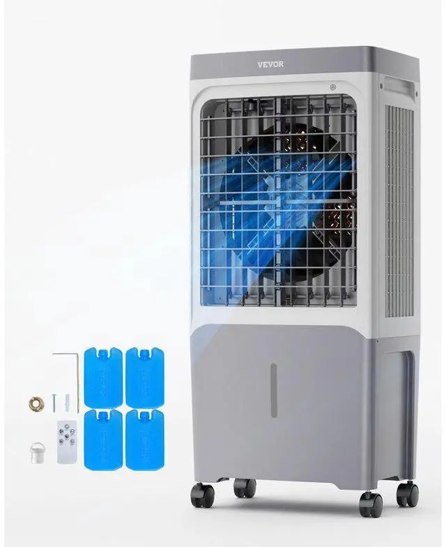 Alt view image 2 of 2 - VEVOR Evaporative Air Cooler 1800 CFM with 6.8 Gal Water Tank Portable Swamp Cooler