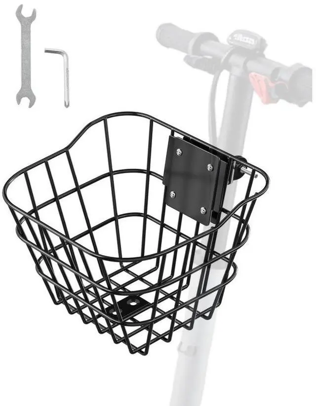 Alt view image 2 of 2 - VEVOR Front Bike Basket Electric Scooter Basket with Fixed Bracket Kids/Adult