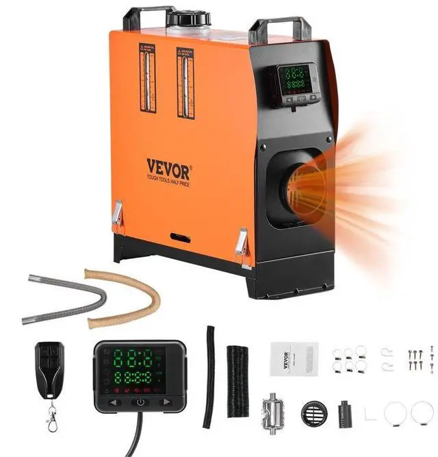 Main image of VEVOR Diesel Air Heater Diesel Parking Heater 8 kW DC 12-24V with Remote Control