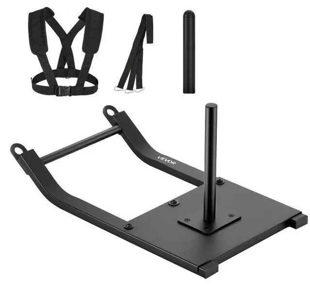 Main image of VEVOR Weight Power Pull Push Sled Workout Fitness Strength Speed Training Sled Black