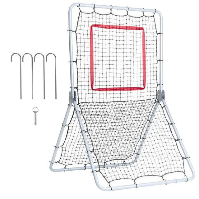 Alt view image 2 of 2 - VEVOR Baseball And Softball Rebounder Net 3.5 x 6 ft 5 Adjustable Angles