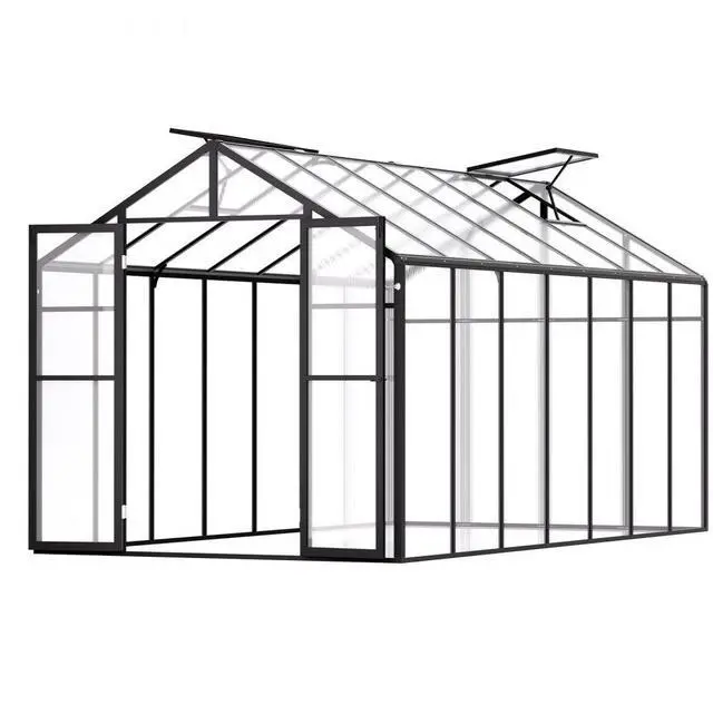 Main image of VEVOR Polycarbonate Greenhouse 8 x 14 Ft Outdoor Walk-in Greenhouse for Garden