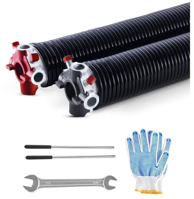 Alt view image 2 of 2 - VEVOR Garage Door Torsion Springs Pair of 0.234 x 2 x 28 inch with Winding Bars