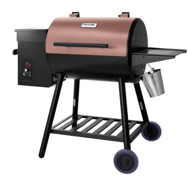 Main image of Wood Pellet Grill Smoker Outdoor Electric BBQ Grills 456 Sq.in Cook Area