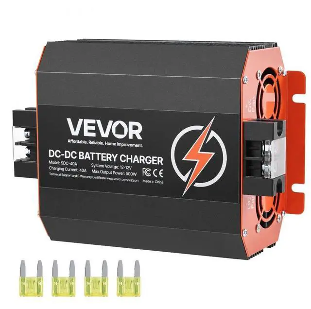 Main image of 12V 40A DC to DC Charger Battery Charger 500W for Lead-Acid and Lithium AGM GEL