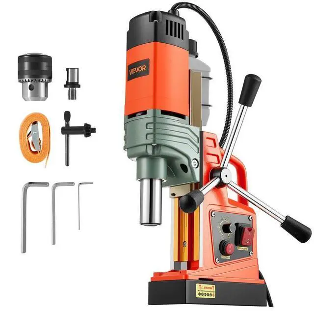 Main image of VEVOR Magnetic Drill Press Mag Drill Press 1400 W 2 in Boring Diameter 0-800 RPM