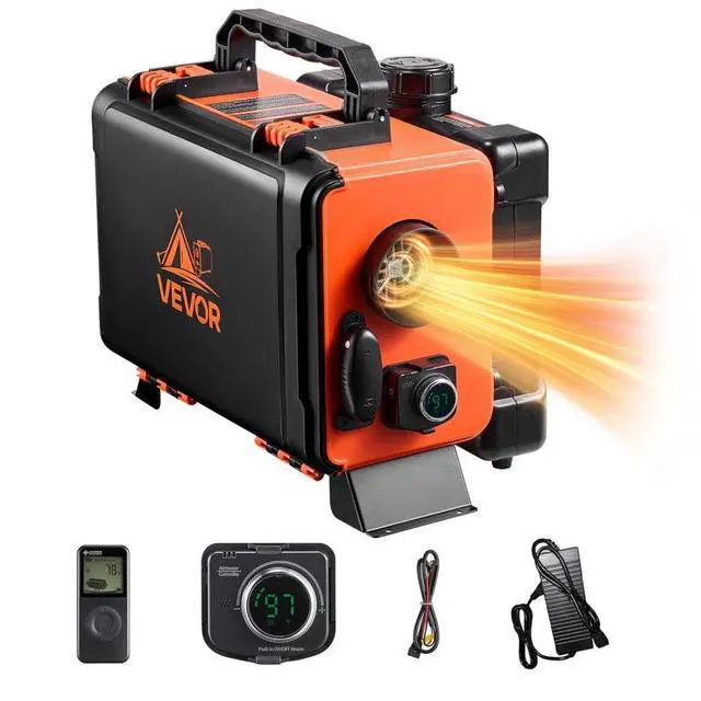 Main image of VEVOR Diesel Heater Portable Diesel Air Heater 8KW DC 12V/24V All in One 1.2 Gal
