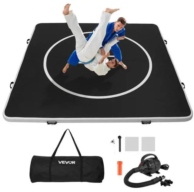 Main image of Inflatable Wrestling Mat Martial Arts Mat 10x10 ft Gymnastics MMA Jiu Jitsu Mat