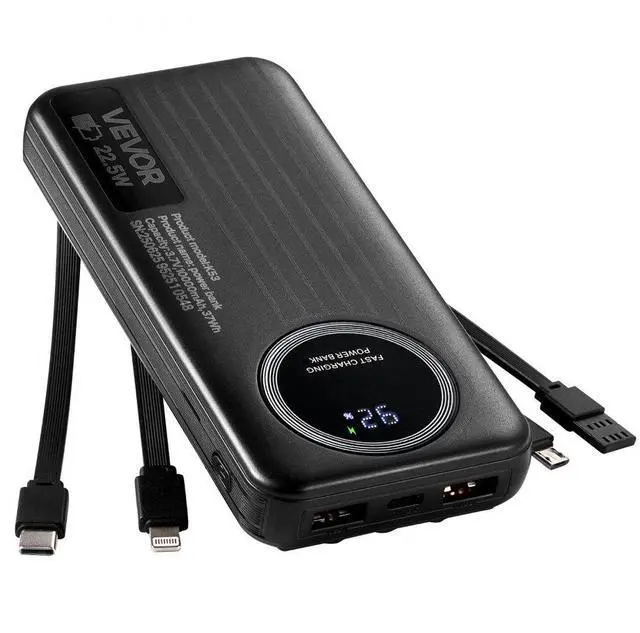 Main image of 10000 mAh Power Bank Fast Charging Portable Charger External Battery 6 Outputs