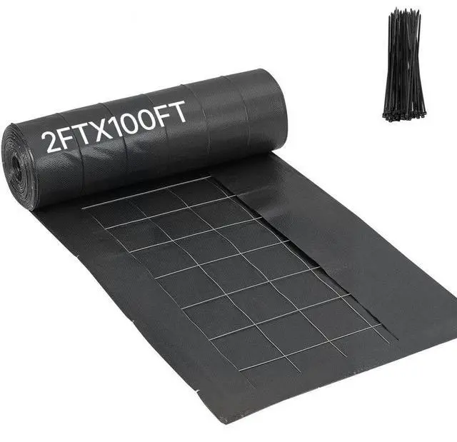 Main image of Backed Wire Silt Fence 2 x 100 ft Durable Erosion Control Silt Fence Fabric Roll