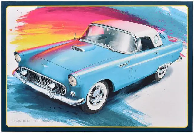 Alt view image 5 of 8 - 1956 Ford Thunderbird (Skill 2) 1/25 Plastic Model Kit by AMT