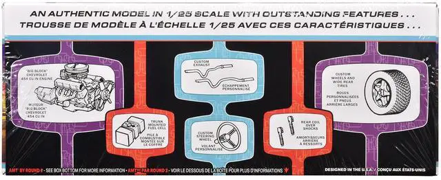 Alt view image 7 of 8 - 1957 Chevrolet Bel Air Street Machine "Kustom Kruisers" (Skill 2) 1/25 Plastic Model Kit by AMT