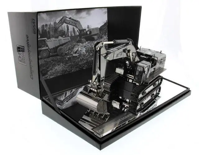 Alt view image 13 of 13 - CAT Caterpillar 390F L Hydraulic Tracked Excavator Gunmetal "Commemorative Series" 1/50 Diecast Model by Diecast Masters