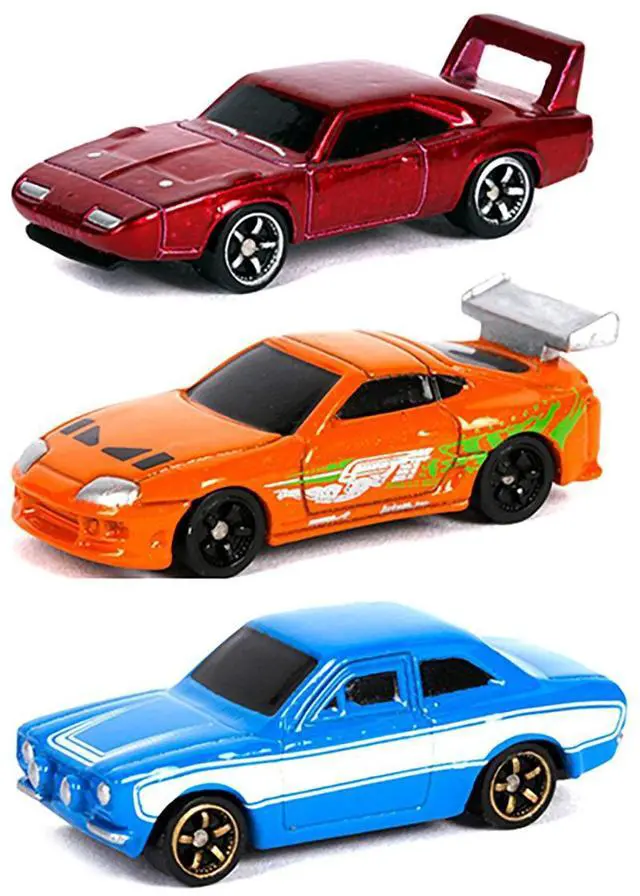 Alt view image 8 of 15 - "Fast & Furious" 3 piece Set "Nano Hollywood Rides" Series 1 Diecast Model Cars by Jada