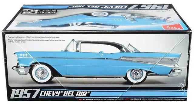 Alt view image 18 of 20 - 1957 Chevy Bel Air 1/25 Scale Plastic Model Kit AMT