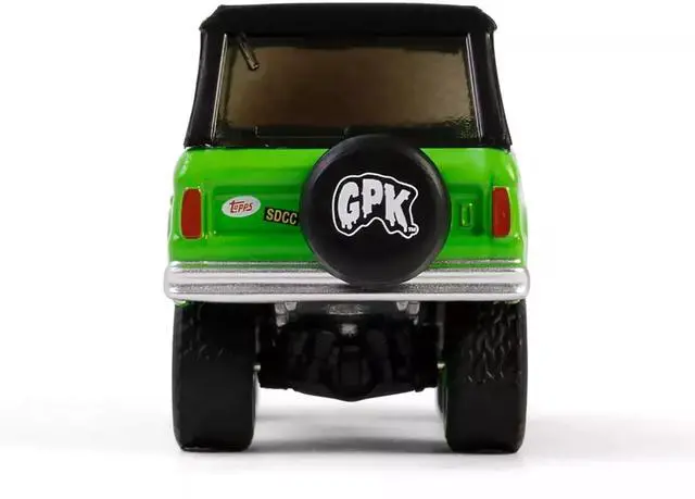 Alt view image 8 of 8 - 1969 Ford Bronco Green with Black Top "San Diego Comic-Con 2024 Exclusive" 1/64 Diecast Model Car by Greenlight
