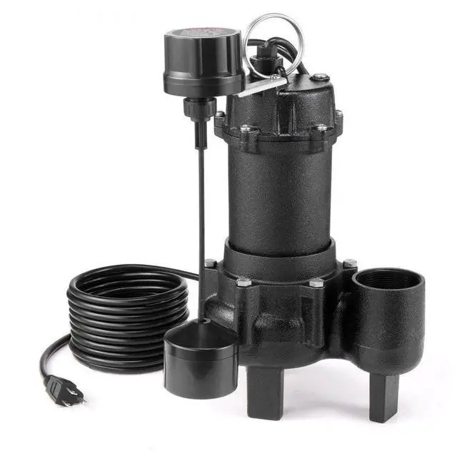 Main image of VEVOR Submersible Sewage Pump 3/4 HP Cast Iron Sewage/Effluent Pump 6000 GPH