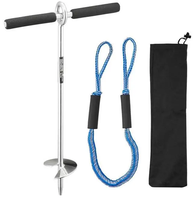 Main image of Sand Anchor Screw in Beach Anchor 18 in Shallow Water Boat Auger Anchors