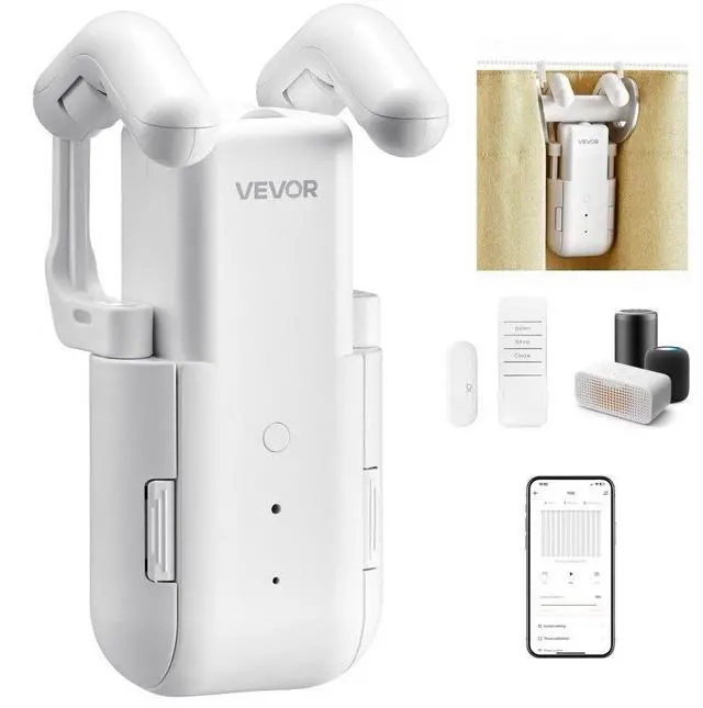 Main image of VEVOR Automatic Curtain Opener Electric Smart Curtain Opener for Roman Rods