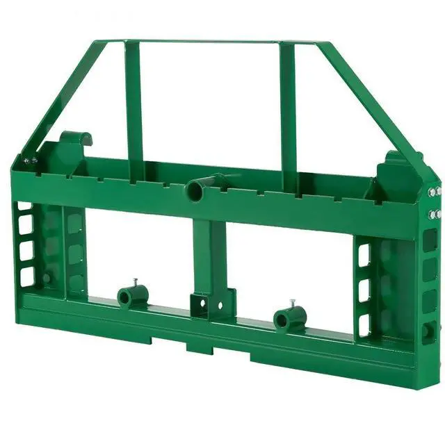 Main image of VEVOR Skid Steer Pallet Frame with Hitch Receiver & Spear Sleeves for JD Loaders