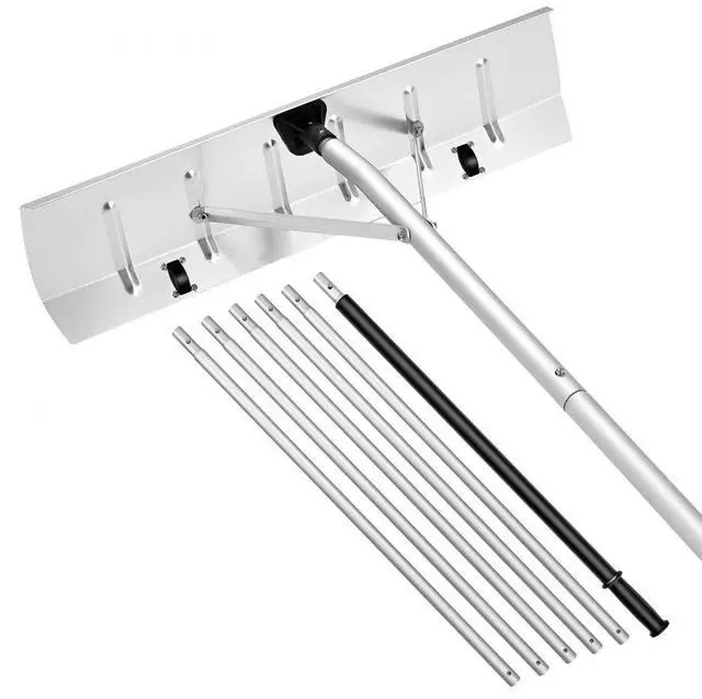 Main image of VEVOR 7.5-20 ft Snow Roof Rake with Wheels 26 in Aluminum Blade Lightweight