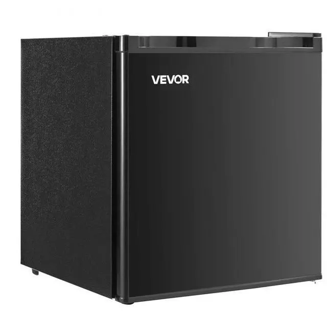 Main image of VEVOR Mini Fridge 1.6 Cu.Ft Single Door Compact Small Refrigerator Dorm Black