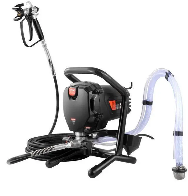 Alt view image 2 of 2 - VEVOR Stand Airless Paint Sprayer, 3000PSI 750W Efficient Electric Airless Sprayer,for Home Interior and Exterior Furniture and Fences, Handheld Paint Sprayers, Fine and Even Painting Effect