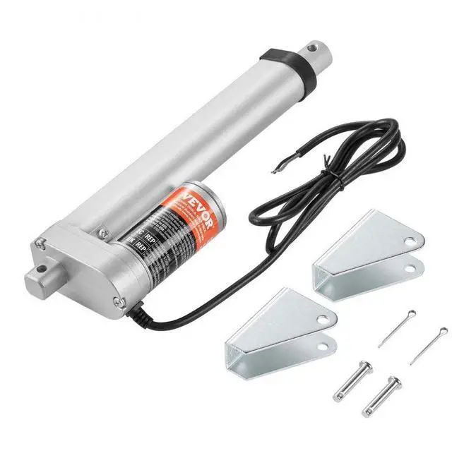 Alt view image 2 of 2 - VEVOR Linear Actuator 12V, 6 Inch High Speed 0.55"/s Linear Actuator, 220lbs/1000N Linear Motion Actuator with Mounting Bracket and IP54 Protection