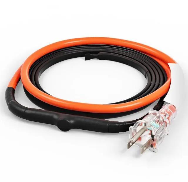 Main image of Self-Regulating Pipe Heating Cable 3FT 5W/FT Heat Tape with Thermostat
