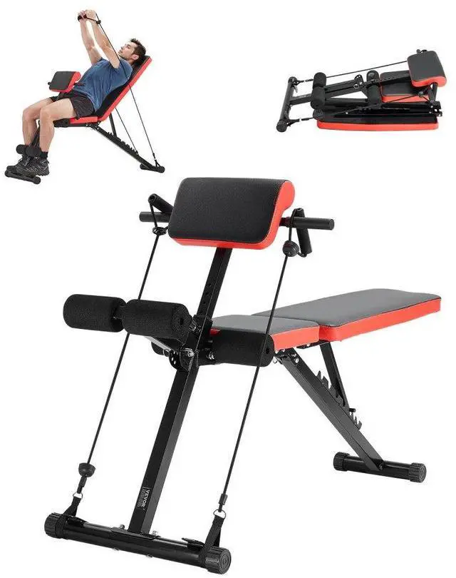 Alt view image 2 of 2 - VEVOR Roman Chair Back Extension Hyperextension Bench Adjustable Foldable Home Gym