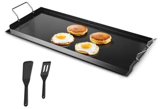 Main image of 32x14 in Flat Top Griddle Carbon Steel Universal BBQ Grill Pan Cookware