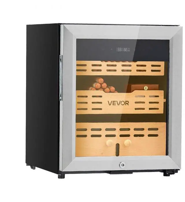Main image of 50L Electric Cigar Humidor Cooler Cabinet 300 Counts with Compressor Cooling