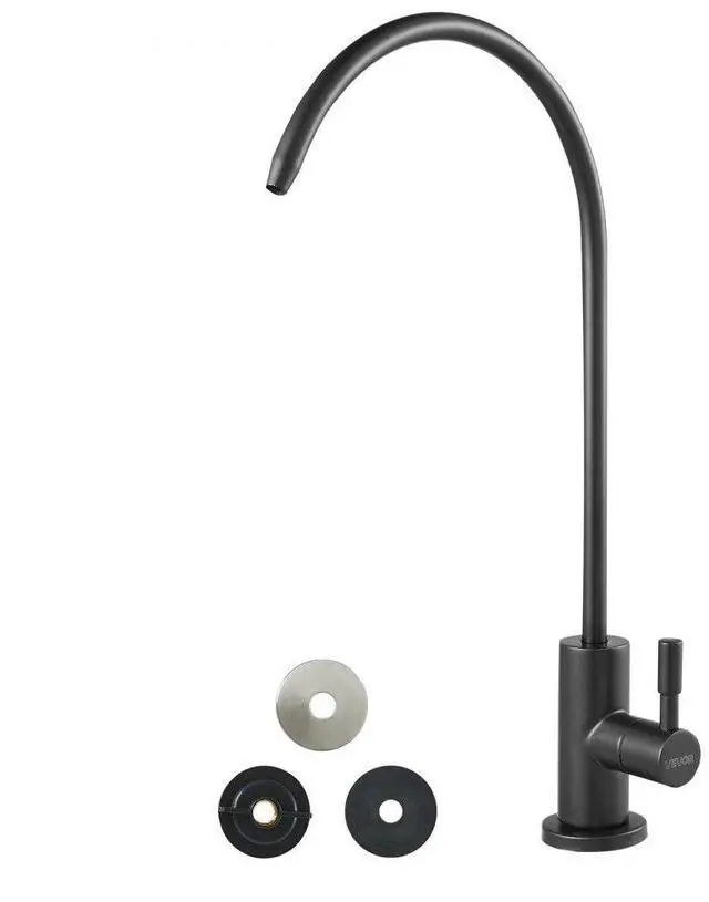 Main image of VEVOR Reverse Osmosis Matte Black Lead-Free Drinking Water Filter Faucet
