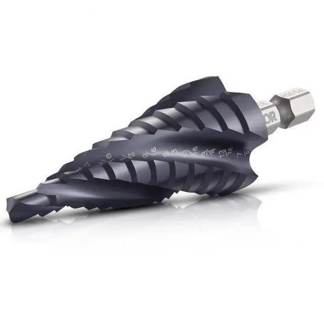Main image of VEVOR Step Drill Bit 3/16 to 7/8 inch with 1/4 inch Hex Shank High Speed Steel