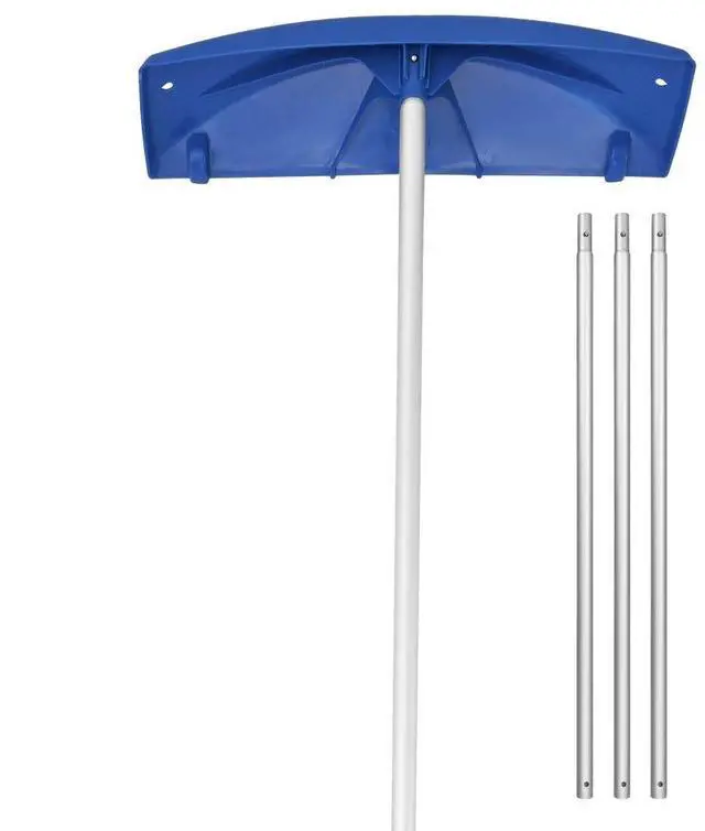 Main image of VEVOR 3.8-18.2 ft Snow Roof Rake 24 in Plastic Blade with Wheels Lightweight