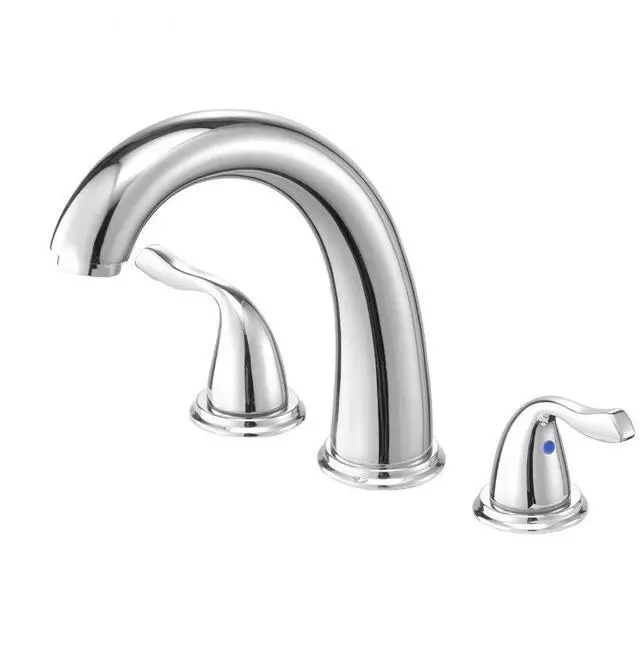 Main image of VEVOR Roman Tub Faucet 3 Hole Gooseneck Waterfall Bathtub Faucet for Pet Washing