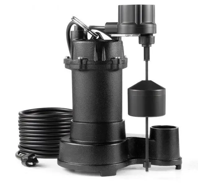 Main image of VEVOR Submersible Sewage Pump 1/3 HP Cast Iron Sewage/Effluent Pump 3000 GPH