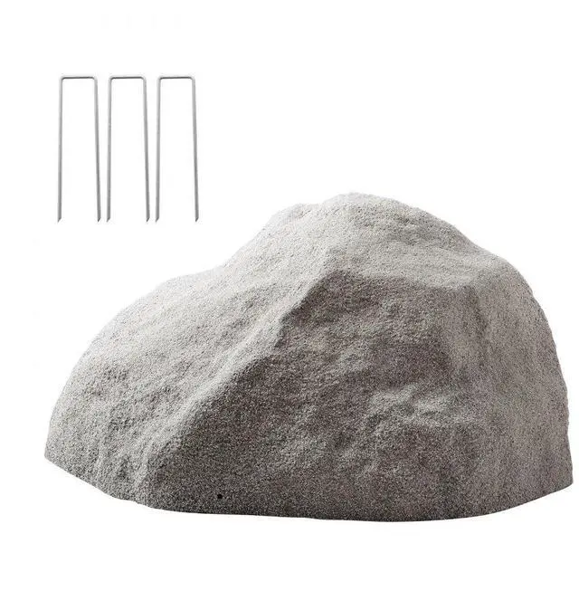 Main image of VEVOR Faux Landscape Rock Cover for Well Pump Realistic Lightweight Dark Grey M