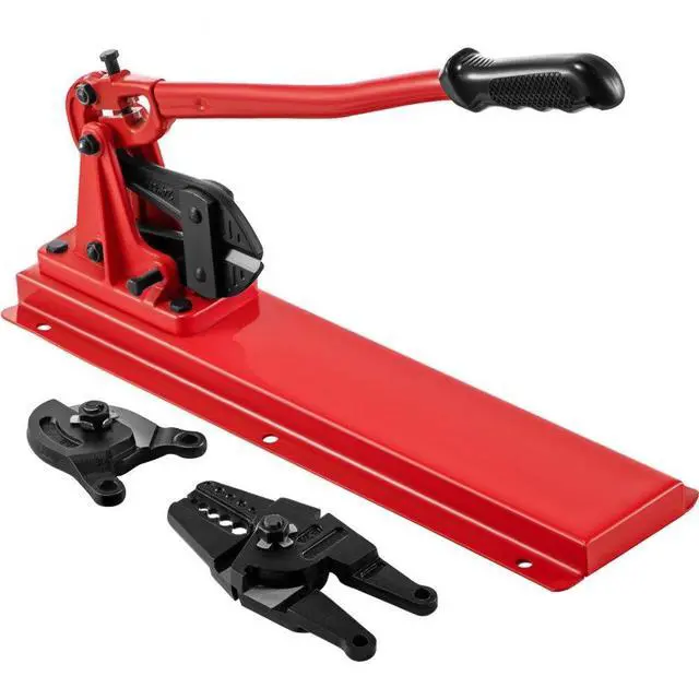 Alt view image 3 of 3 - Vevor 24" Bench Swaging Tool 3 In 1 Wire Rope Crimping Bolt & Cable Cutter Head