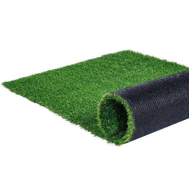 Alt view image 2 of 2 - VEVOR Artifical Grass, 6 x 10 ft Rug Green Turf, 1.38"Fake Door Mat Outdoor Patio Lawn Decoration, Easy to Clean with Drainage Holes, Perfect For Multi-Purpose Home Indoor Entryway Scraper Dog Mats
