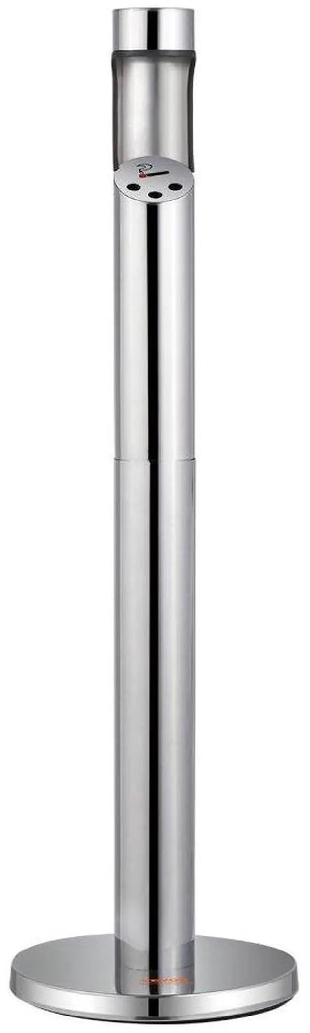 Main image of VEVOR Cigarette Butt Receptacle, Stainless Steel Cylinder Cigarette Butt Container, Freestanding and Weatherproof Outdoor Cigarette Butt Disposal for Garden, Office, Restaurant, Hotel, Bar, Silver