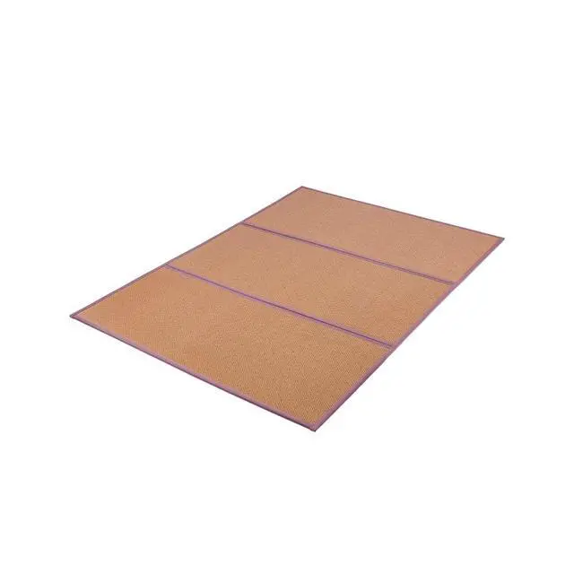Alt view image 2 of 2 - VEVOR Japanese Tatami Mat, Full XL - 55'' X 80'' Foldable Handwoven Rattan Tatami Mat, Non-Slip & Easily Cleaned Tatami Mattress, Summer Breathable Tatami for Sleeping, Meditation, Yoga